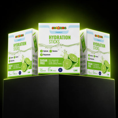 Zesty Lime Electrolyte Hydration Triple Pack