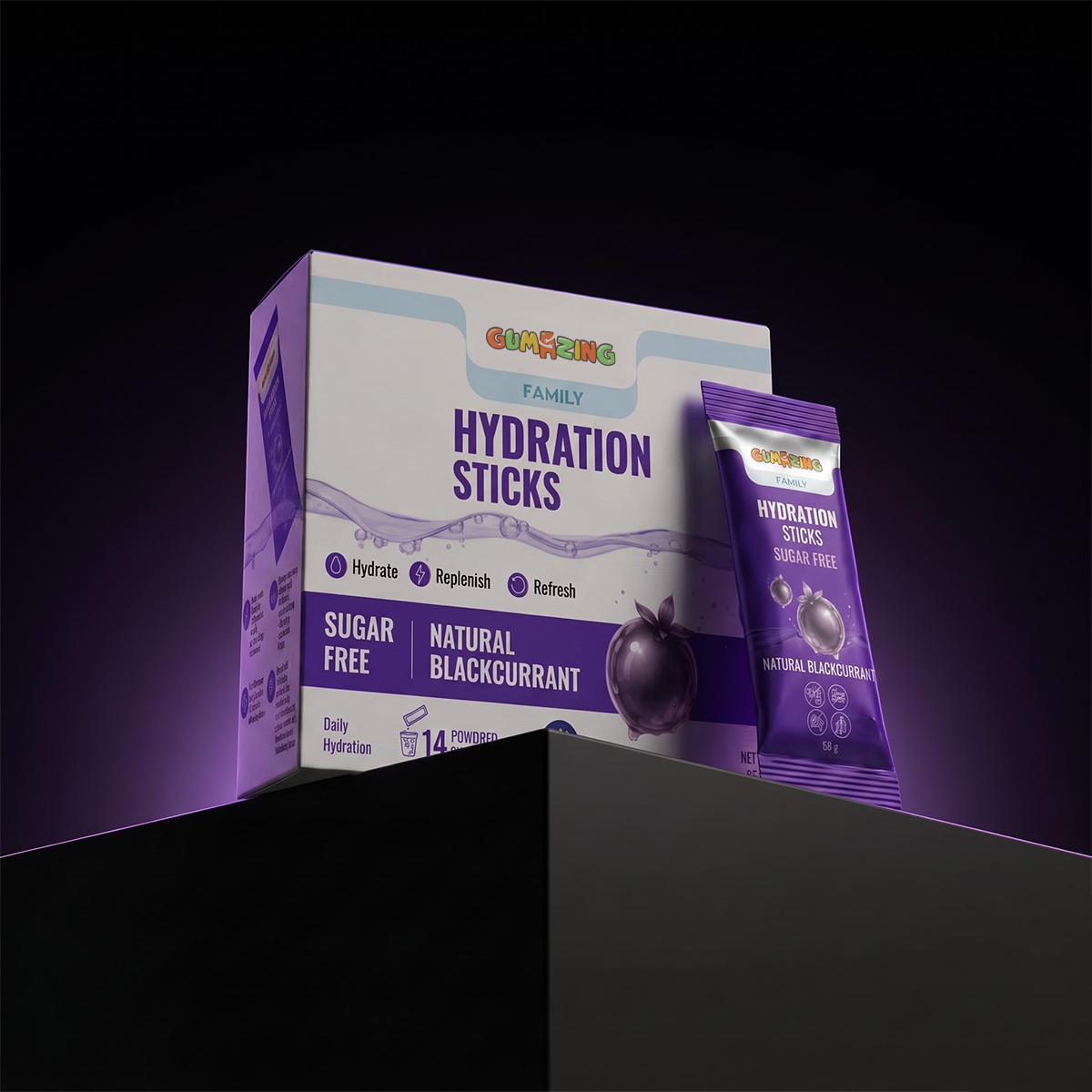 Berry Revive Sugar-Free Electrolyte Hydration Sticks