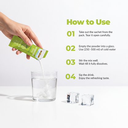 Zesty Lime | Sugar Free | 14 Sticks (2-Week Supply) | Gumazing Hydration Sachets
