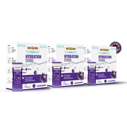 Berry Revive Triple Pack | 42 Sticks (6-Week Supply) | Gumazing Hydration Sachets.