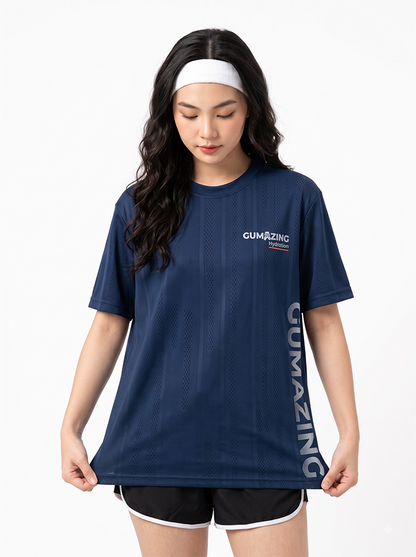 BeYou Unisex Round-Neck T-Shirt - Blue.