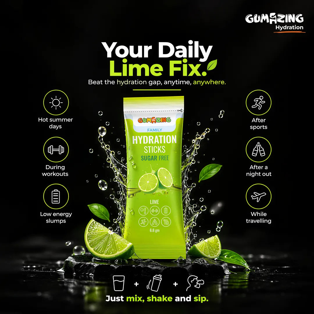 Zesty Lime Electrolyte Hydration Triple Pack